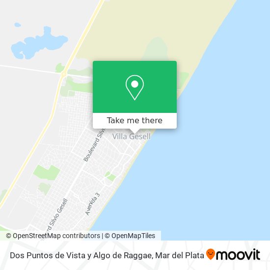 Dos Puntos de Vista y Algo de Raggae map