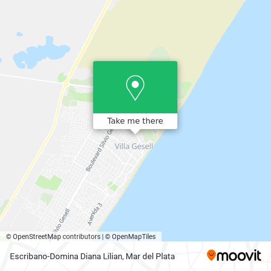 Escribano-Domina Diana Lilian map