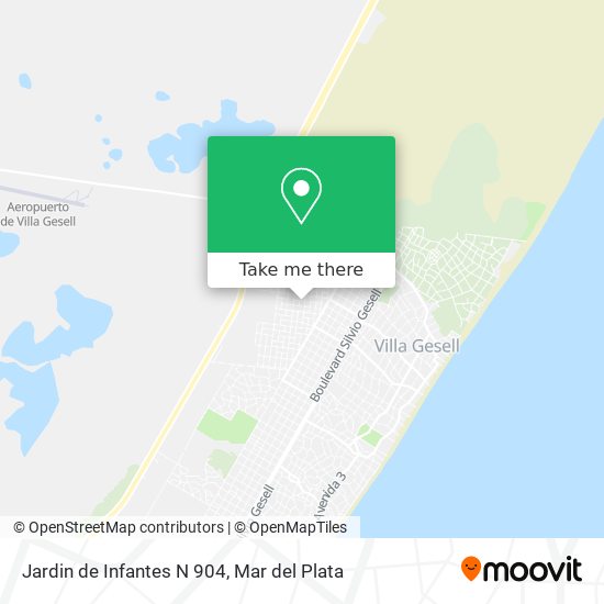 Mapa de Jardin de Infantes N 904