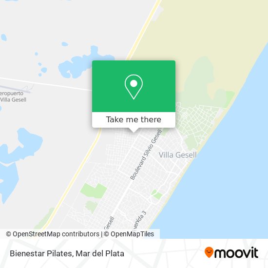 Bienestar Pilates map