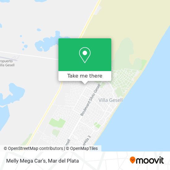 Mapa de Melly Mega Car's