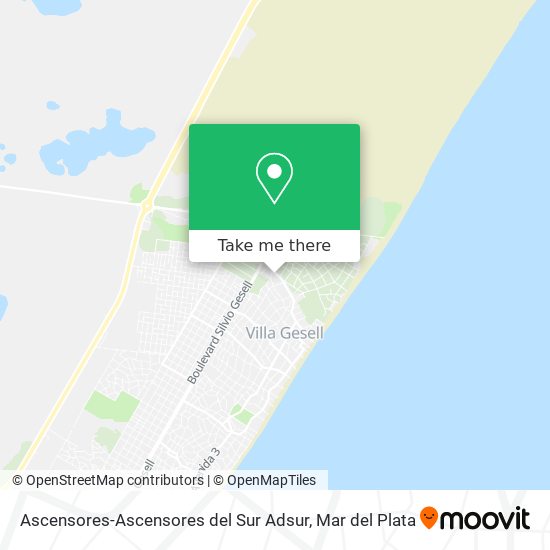 Ascensores-Ascensores del Sur Adsur map