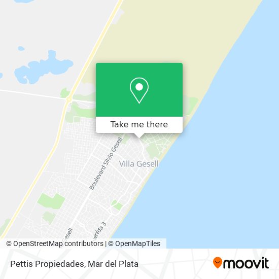 Pettis Propiedades map
