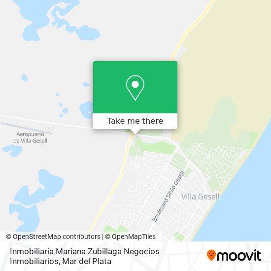 Inmobiliaria Mariana Zubillaga Negocios Inmobiliarios map