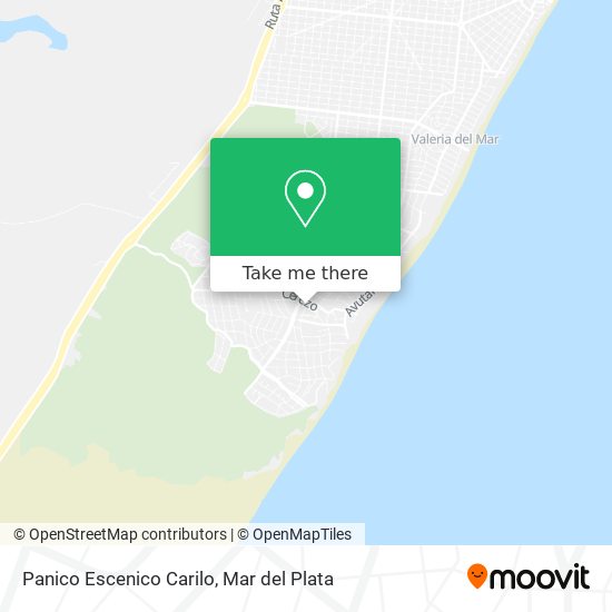 Panico Escenico Carilo map