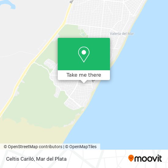 Celtis Cariló map