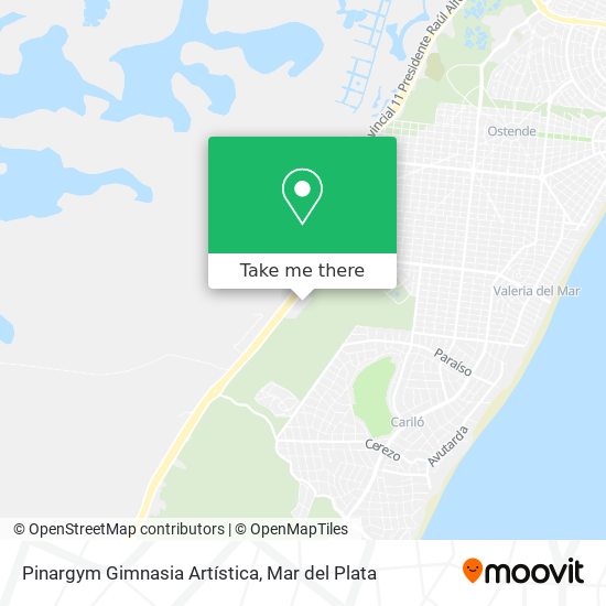 Mapa de Pinargym Gimnasia Artística