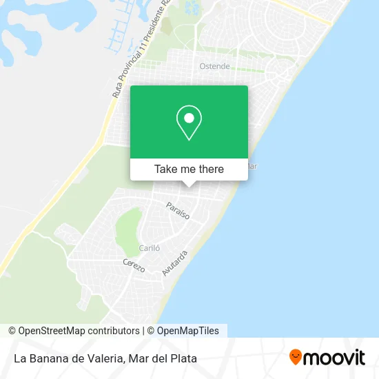 Mapa de La Banana de Valeria