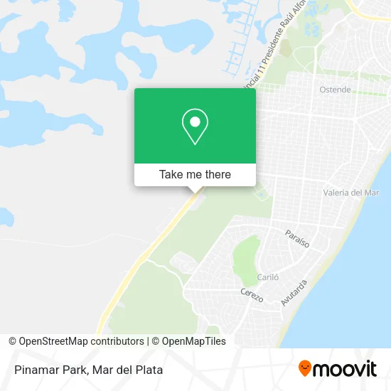 Pinamar Park map