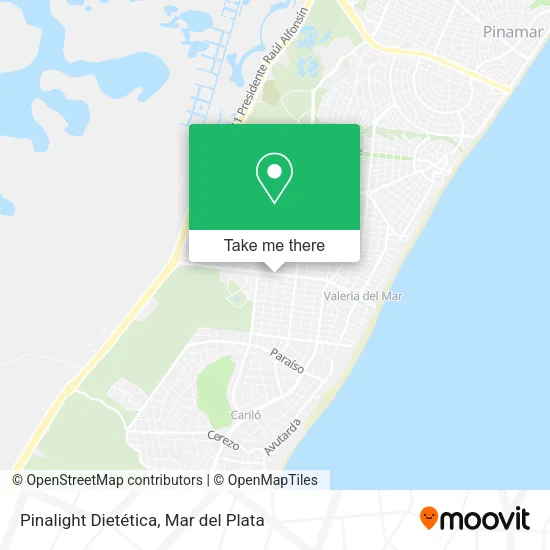 Pinalight Dietética map