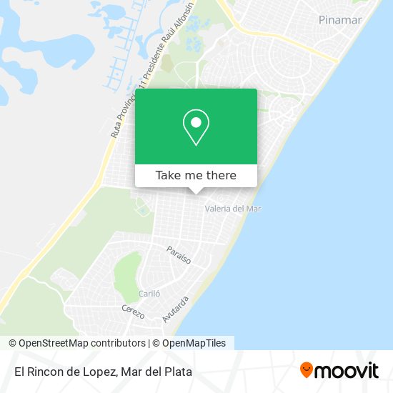 El Rincon de Lopez map