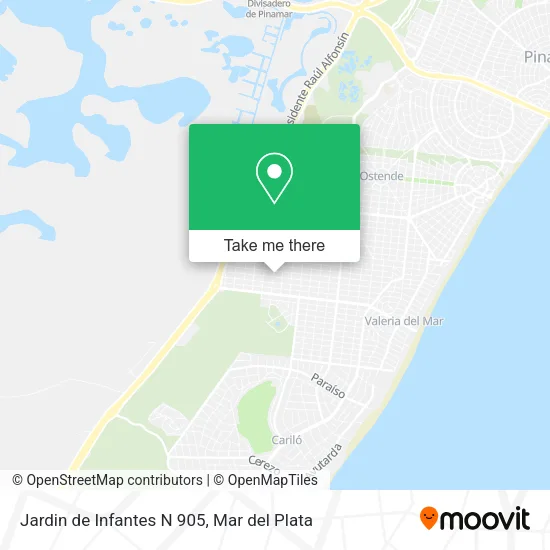 Mapa de Jardin de Infantes N 905