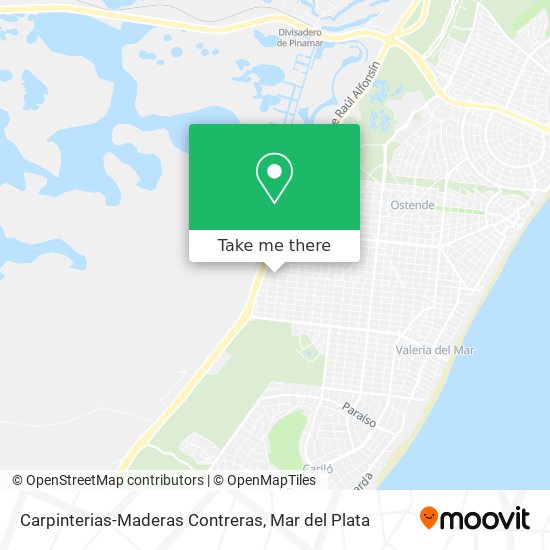 Mapa de Carpinterias-Maderas Contreras