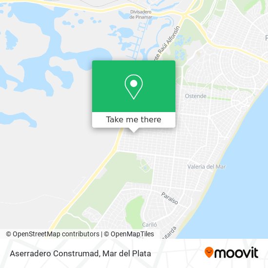 Aserradero Construmad map