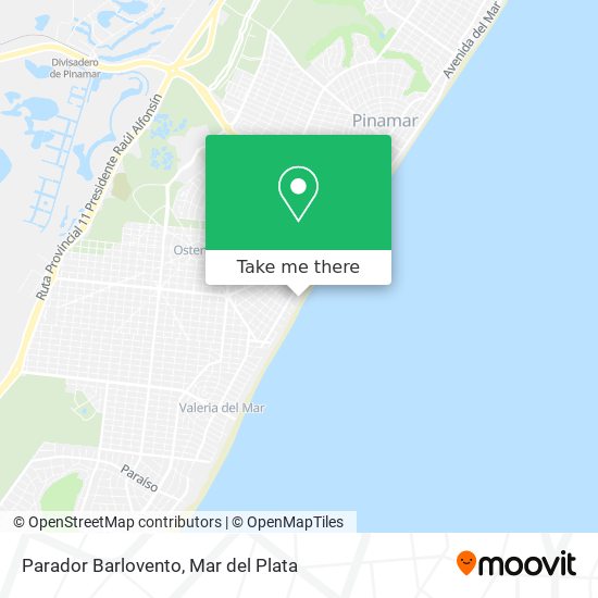 Parador Barlovento map