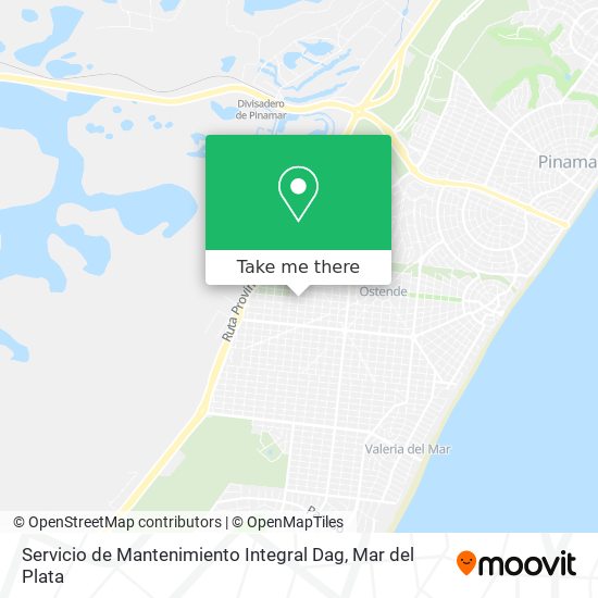 Servicio de Mantenimiento Integral Dag map