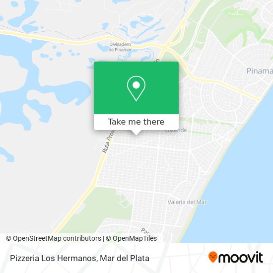 Mapa de Pizzeria Los Hermanos