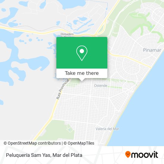 Mapa de Peluquería Sam Yas
