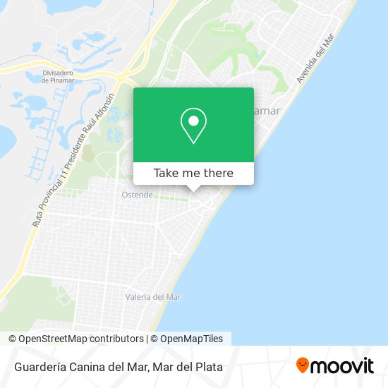 Mapa de Guardería Canina del Mar