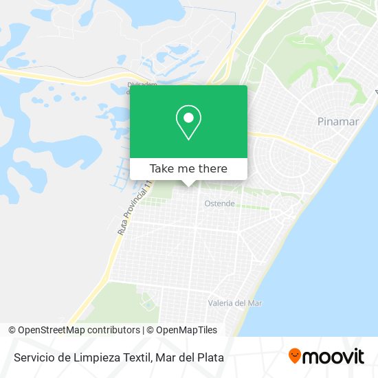 Servicio de Limpieza Textil map