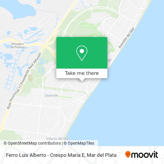 Ferro Luis Alberto - Crespo Maria E map
