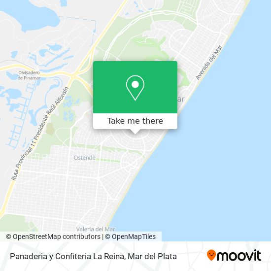 Panaderia y Confiteria La Reina map