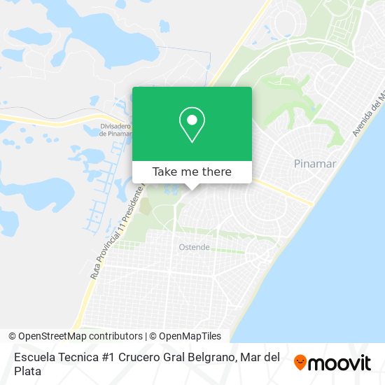 Escuela Tecnica #1 Crucero Gral Belgrano map