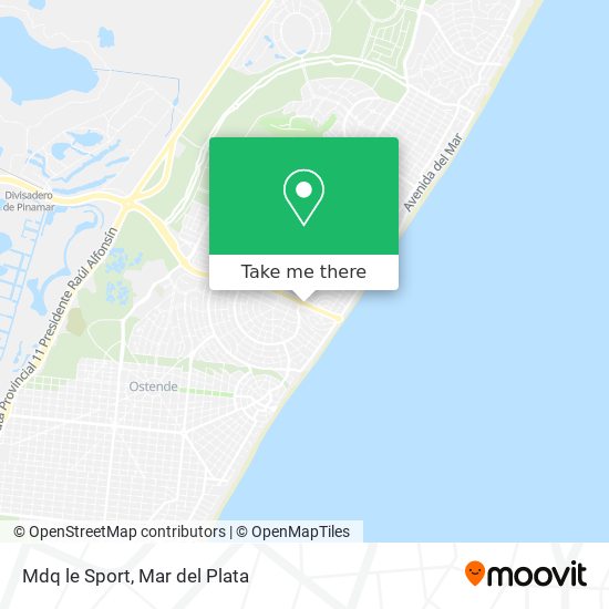 Mapa de Mdq le Sport