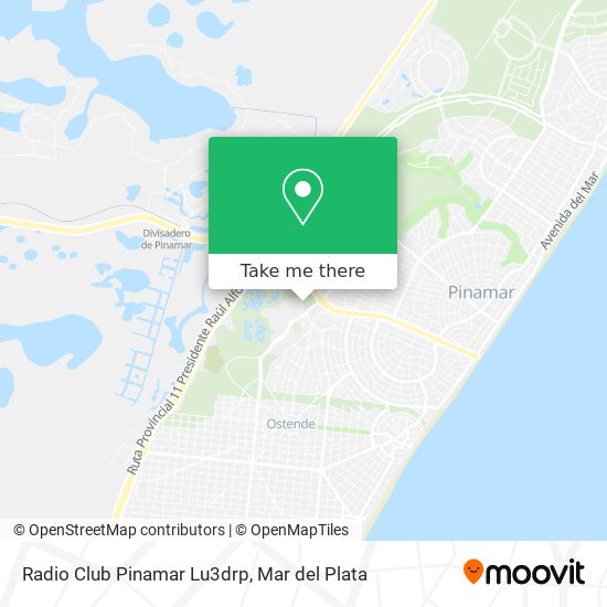 Radio Club Pinamar Lu3drp map