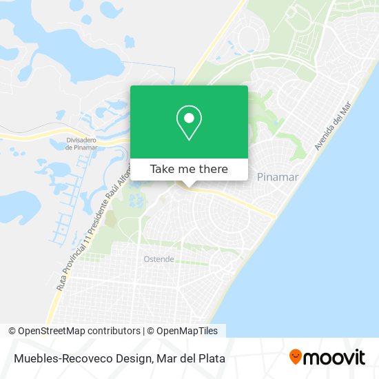 Muebles-Recoveco Design map