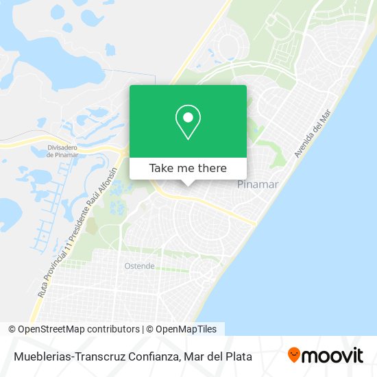 Mapa de Mueblerias-Transcruz Confianza