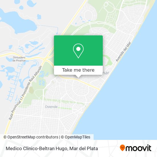 Medico Clinico-Beltran Hugo map