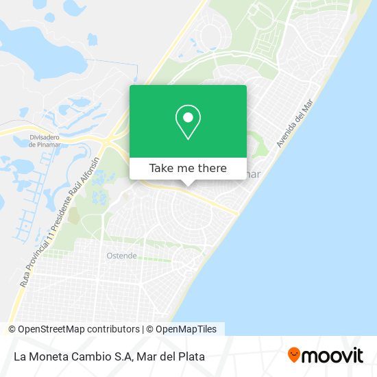 La Moneta Cambio S.A map