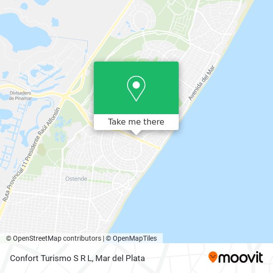 Confort Turismo S R L map