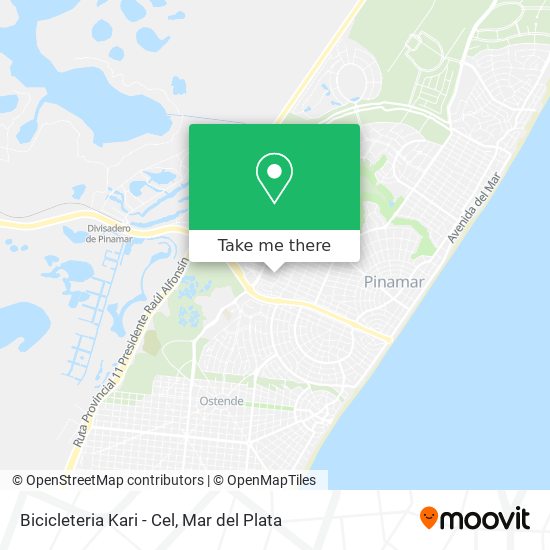 Bicicleteria Kari - Cel map