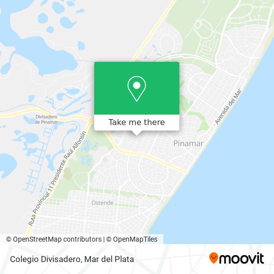 Mapa de Colegio Divisadero