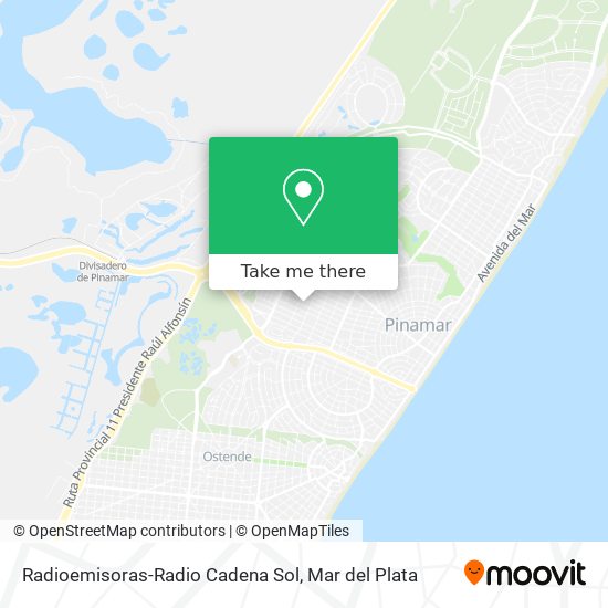 Radioemisoras-Radio Cadena Sol map