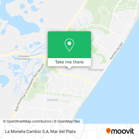 La Moneta Cambio S.A map