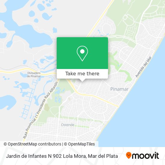 Jardin de Infantes N 902 Lola Mora map