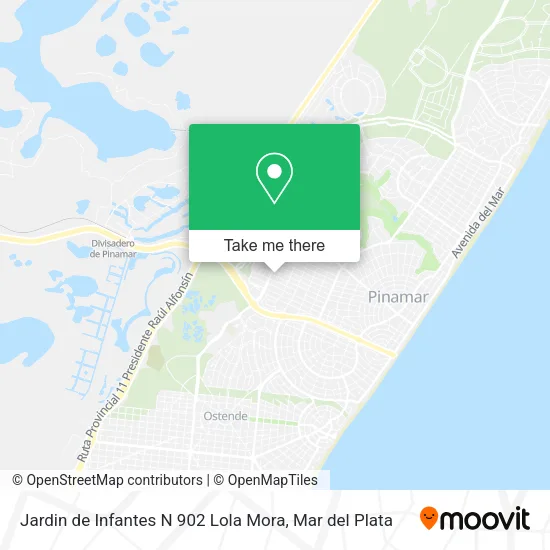 Jardin de Infantes N 902 Lola Mora map