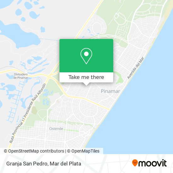 Granja San Pedro map