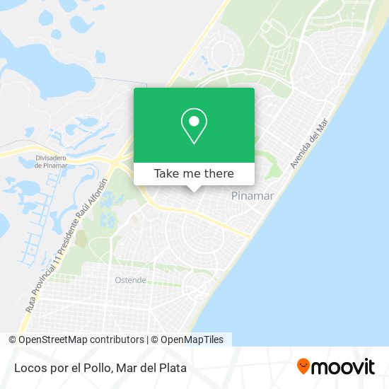 Locos por el Pollo map