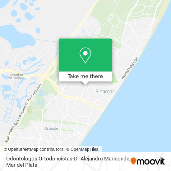 Odontologos Ortodoncistas-Dr Alejandro Mariconde map