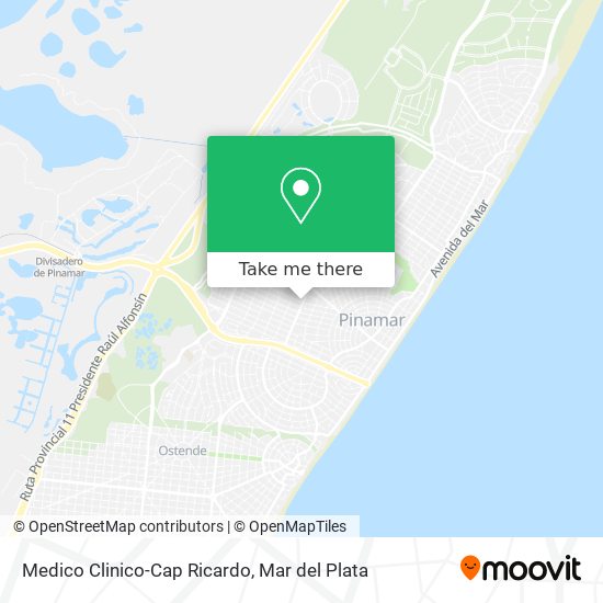 Medico Clinico-Cap Ricardo map