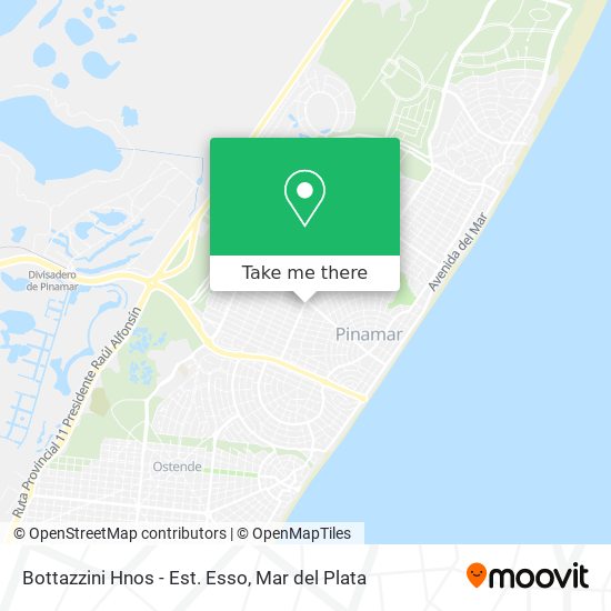 Bottazzini Hnos - Est. Esso map