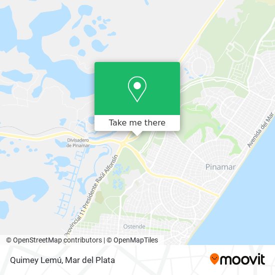 Quimey Lemú map