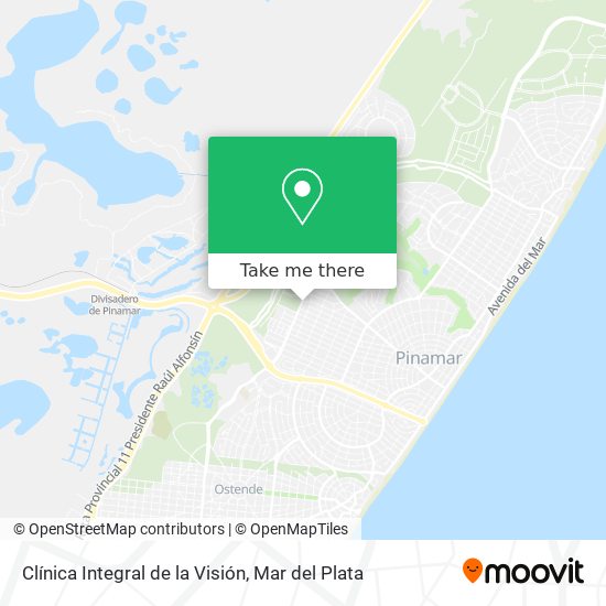 Mapa de Clínica Integral de la Visión