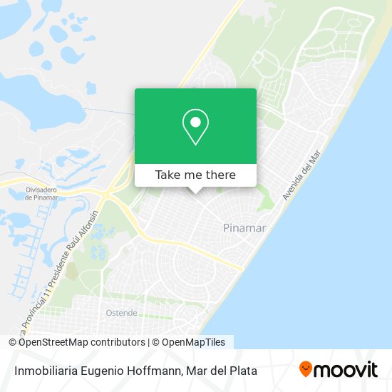 Mapa de Inmobiliaria Eugenio Hoffmann