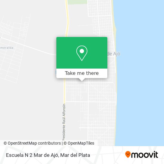 Mapa de Escuela N 2 Mar de Ajó