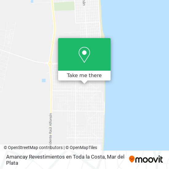Amancay Revestimientos en Toda la Costa map
